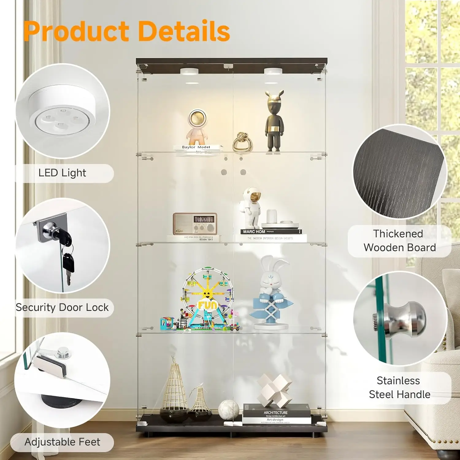 Thumbnail 2 - #7 Latest Glass Display Cabinets Offers
