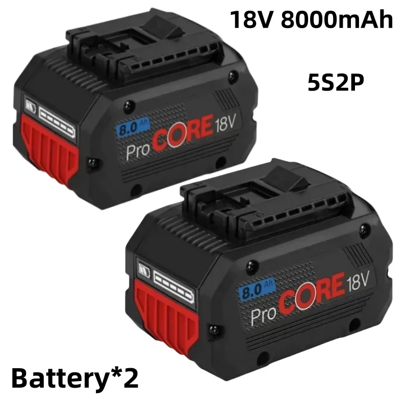 18V 8.0Ah 100% original Bosch rechargeable battery, suitable for tool BAT609 BAT618 GBA18V80 21700 high-power 5C power battery