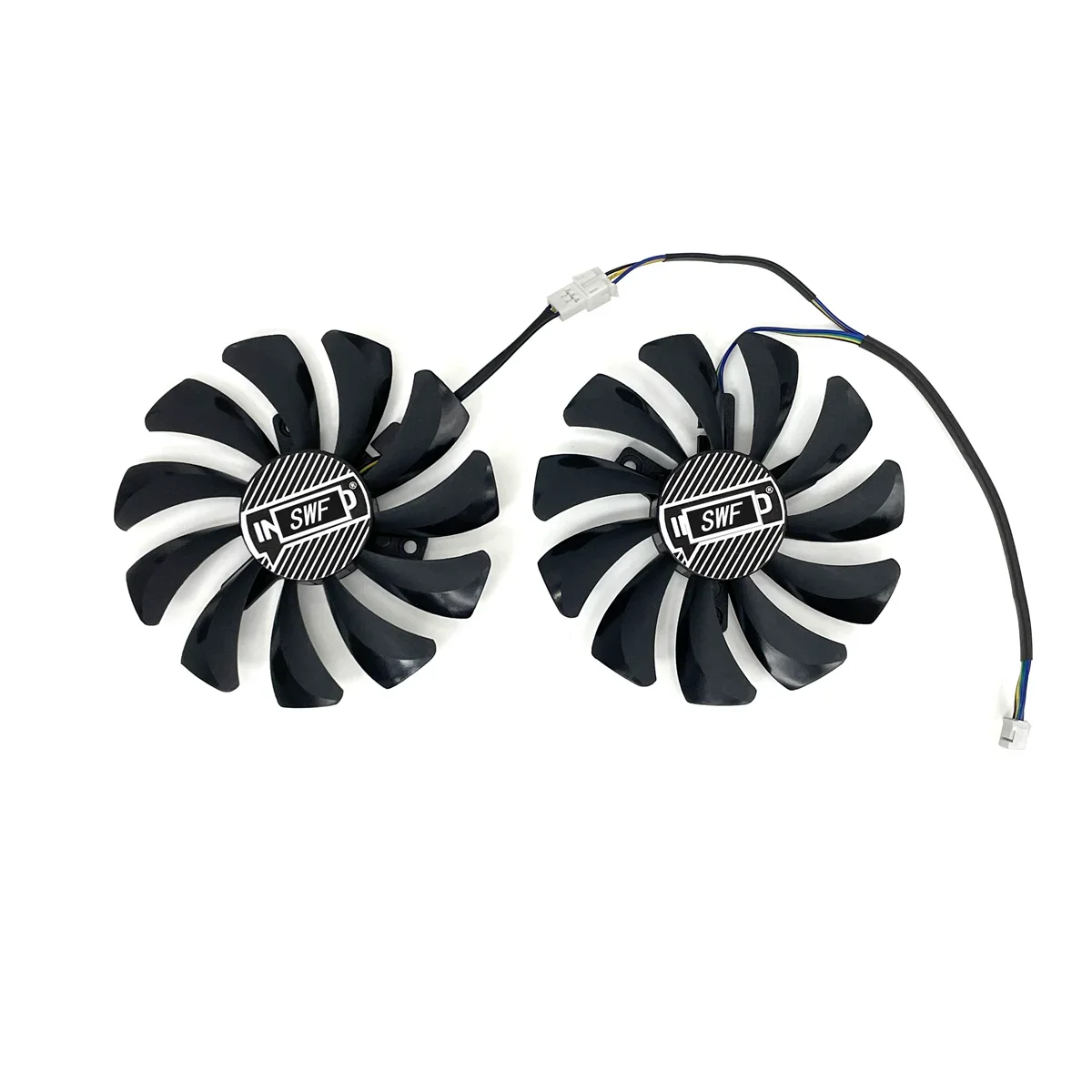 New 2pcs/lot 85mm P106 GTX 1060 Cooler Fan DC 12V 4Pin Fan Replace For INNO3D GeForce GTX 1060 3GB X2 / GTX 1060 6GB X2