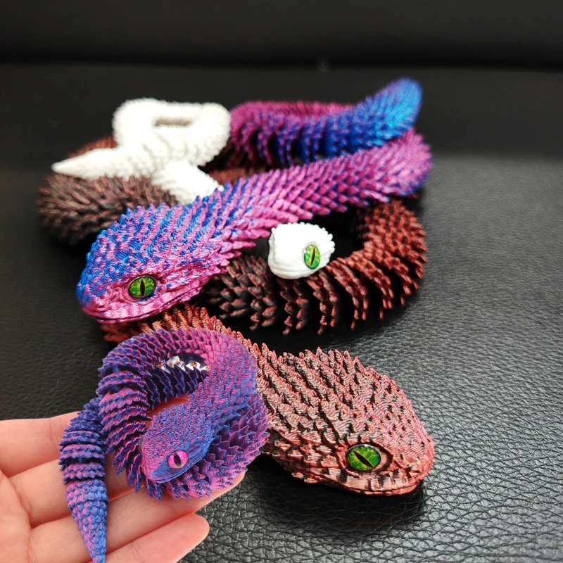 ثلاثية الأبعاد مطبوعة الأفعى التنين ثلاثية الأبعاد شخصيات مطبوعة السنة الجديدة الديكور 2025 التقليدية الجدول زخرفة ثلاثية الأبعاد لعب للأطفال هدية الكريسماس