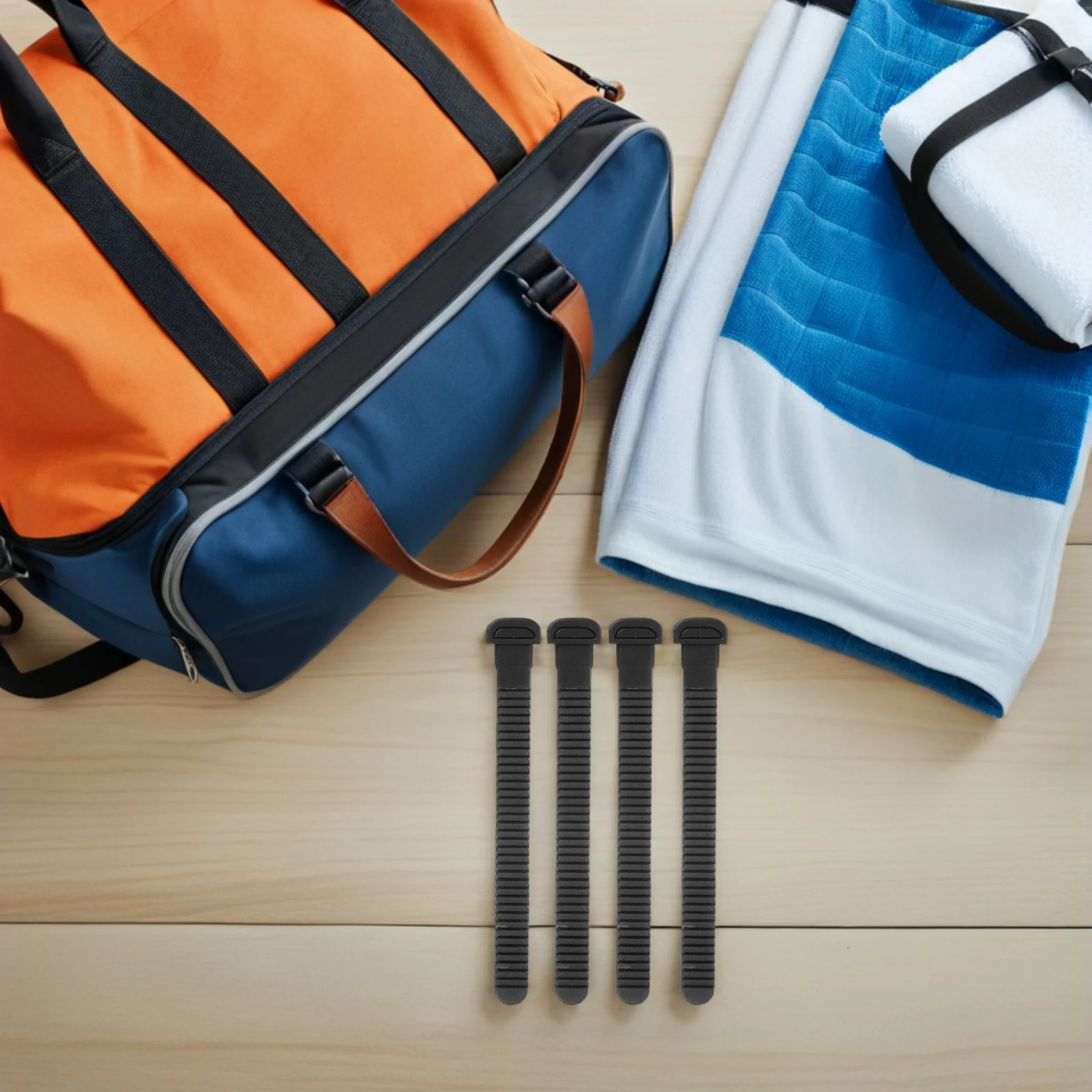 

4Pcs Roller Skates Buckle Strap Robust Plastic Buckle Strap for Roller Skate Shoe Fastening Skating Safety Gear