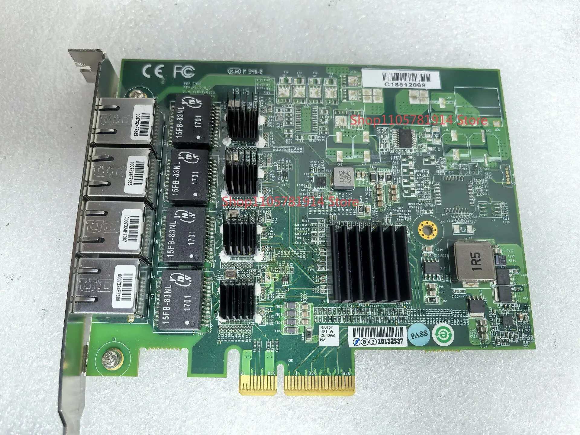 For PER T481 Industrial 4 Port Gigabit Network Interface Card