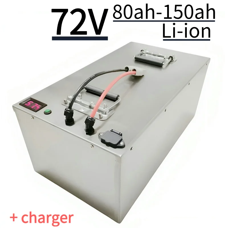 

JN 72V 80Ah 100Ah 130Ah 150Ah Lithium li ion battery BMS with bluetooth for inverter EV power supply motorhome robot RV+10A Char