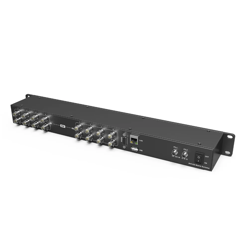 Avmatrix 8 Channel Compact 3G/HD/SD SDI Routing Switcher MSS0811 SDI Video Matrix Switcher