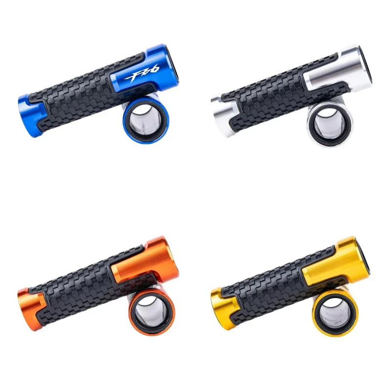 

Motorcycle Handlebar Grips CNC Aluminum Rubber Hand Thruster Grips For Yamaha Fz6 Fazer FZ6 2004-2010 FZ6R FZ 6R 2009-2020