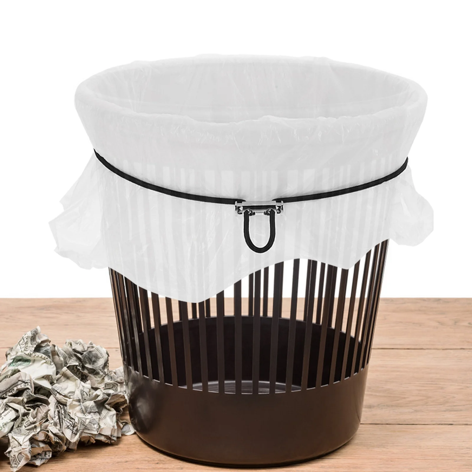 

3pcs Adjustable Elastic Cord For Trash Can Outdoor Garbage Bin Band Multifunctional Rubber Bands Bungee Ties Holders Fasteners