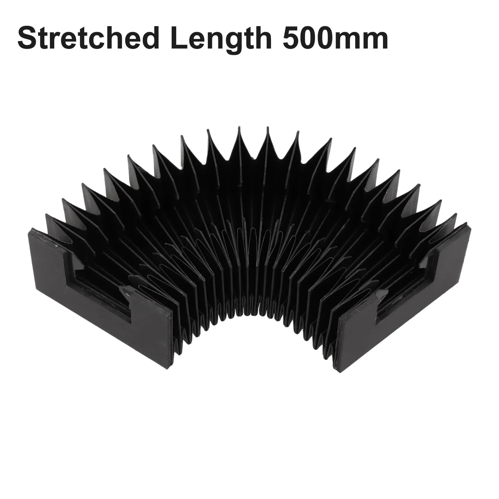 Organ Guide Dust Cover for HGR25 Linear Rails To Prevent Dust and Debris Linear Guide Bellows Dust Proof Cover Stretched Length