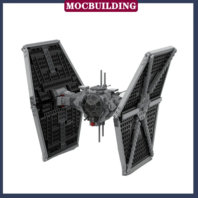 MOC-Blocos de Construção de Filme Espacial, Modelo Shuttle, Aviões de Transporte, Embarque, Brindes, Coleção, TIE