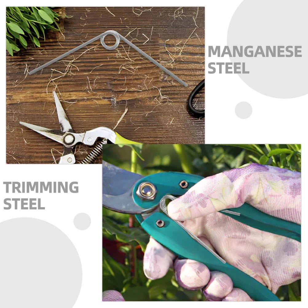 

20Pcs Wear-Resistant Manganese Steel Pruning Shears Springs Suitable for All Skill Levels Reliable Tool Small Springs