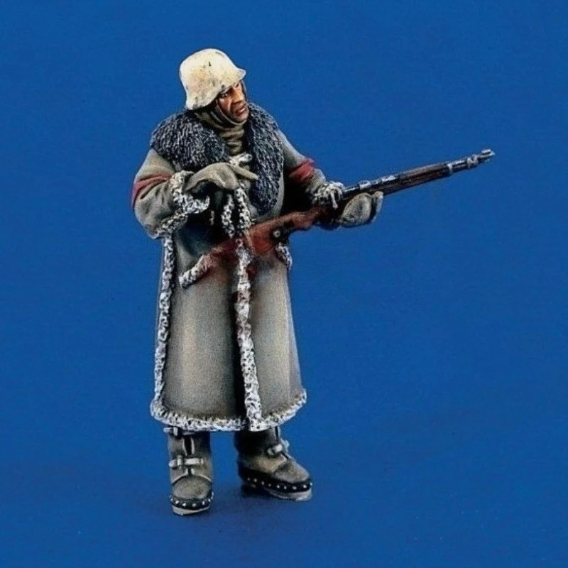 

1/35 Scale Die-Cast Resin Figure Model Kit WWII German Sentry Unassembled and Unpainted