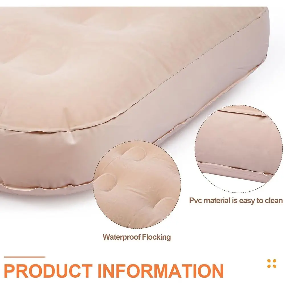 Colchão Inflável para Crianças 55x27.6x8.7 Polegadas, Cama Inflável Dobrável com Kit de Reparo, Colchão Portátil para Dormir Fora de Casa