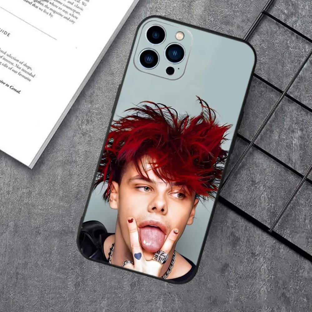 Y-Yungblud Lowlife Phone Case For Apple iPhone 15,14,13,12,11,XS,XR,X,8,7,Pro,Max,Plus,mini Silicone Black Cover