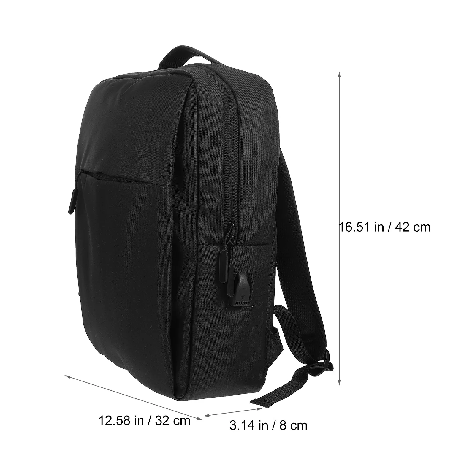 1Pcs Laptop Backpack Canvas Material Waterproof Heavy Duty Business Laptop Bag Travel Daypack for Professionals Students Camera