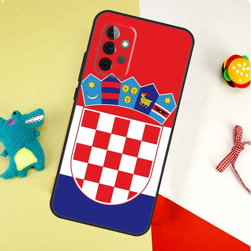 Croatia flag Case For Samsung Galaxy A54 A34 A24 A14 A12 A22 A32 A42 A52 A72 A52S A51 A71 A13 A53 Cover