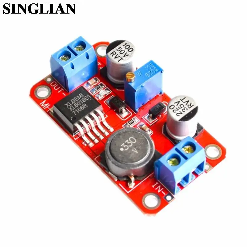 XL6019 DC-DC Adjustable Boost Power Module 5A Current High Power Better Than XL6009 LM2577 Upgraded Version