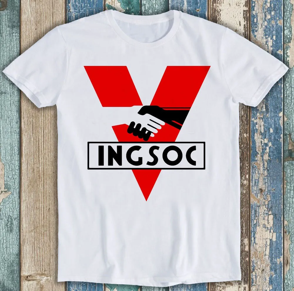 Ingsoc 1984 Mens George Orwell Fictional Art Funny T Shirt P1353