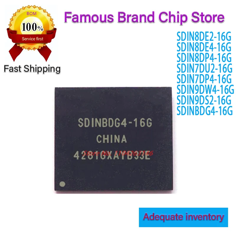 SDINBDG4-16G BGA SDINBDG4 NEW Original 5~10PCS/lot