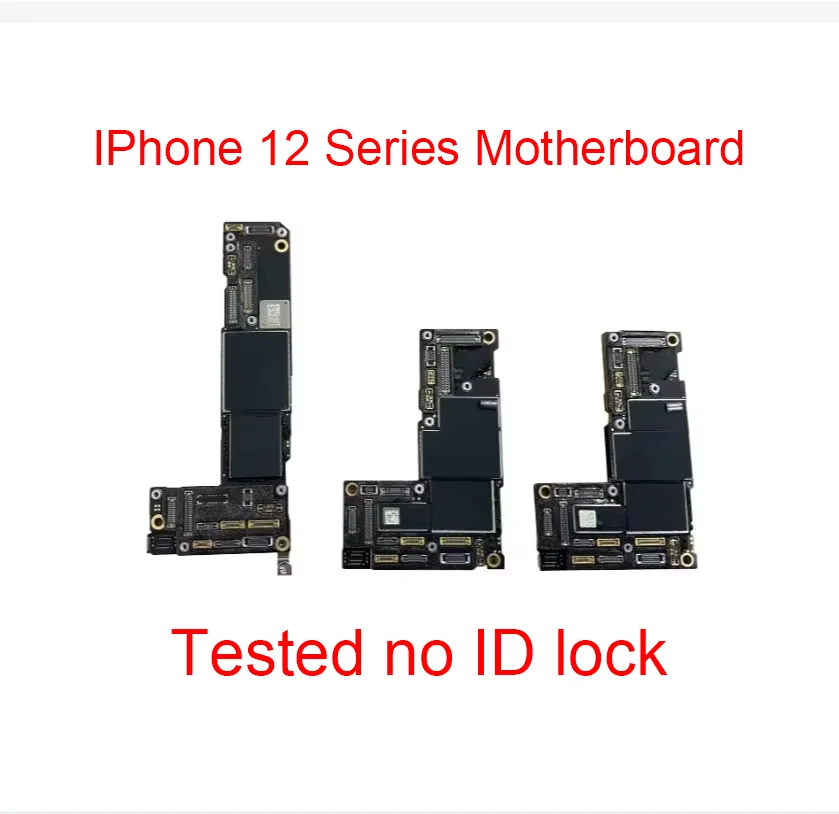 Unlocked Motherboard Clean iCloud For iPhone 12/12 Pro Max Motherboard With Face ID Support iOS Update Logic Mainboard replace