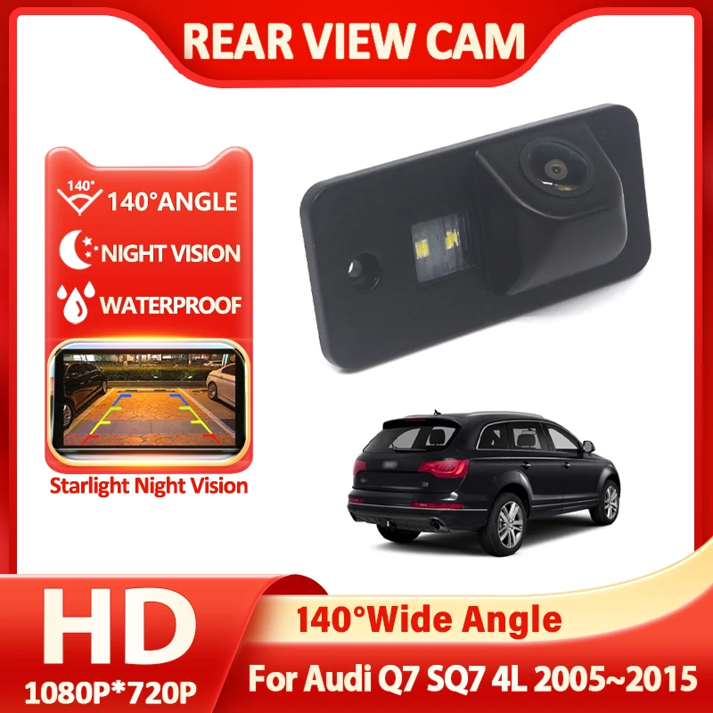 

Автомобильная камера заднего вида ночного видения, водонепроницаемая камера высокой четкости для Audi Q7 SQ7 4L 2005 ~ 2013 2014 2015, аксессуары