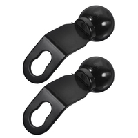 2 Pcs Mobile Phone Holder 23mm Aluminum Alloy Ball Head Bike Stem Mount Motorcycle Accessories Compatible Handlebar Fork Bicycle
