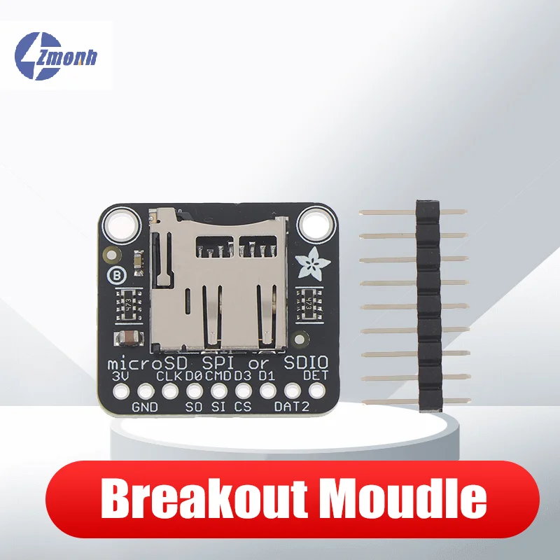 Image of Neu! 4682 Adafruit Micro SD SPI oder SDIO Karten-Breakout-Modul, Branching Board, nur 3V