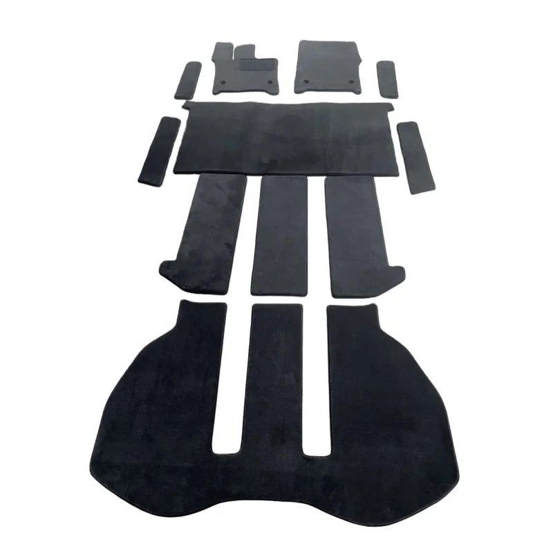 Premium Custom Multi-Color Wool Waterproof/Dustproof 5-Piece Carpet Mats for Alphard MPV Direct Factory Car Mats