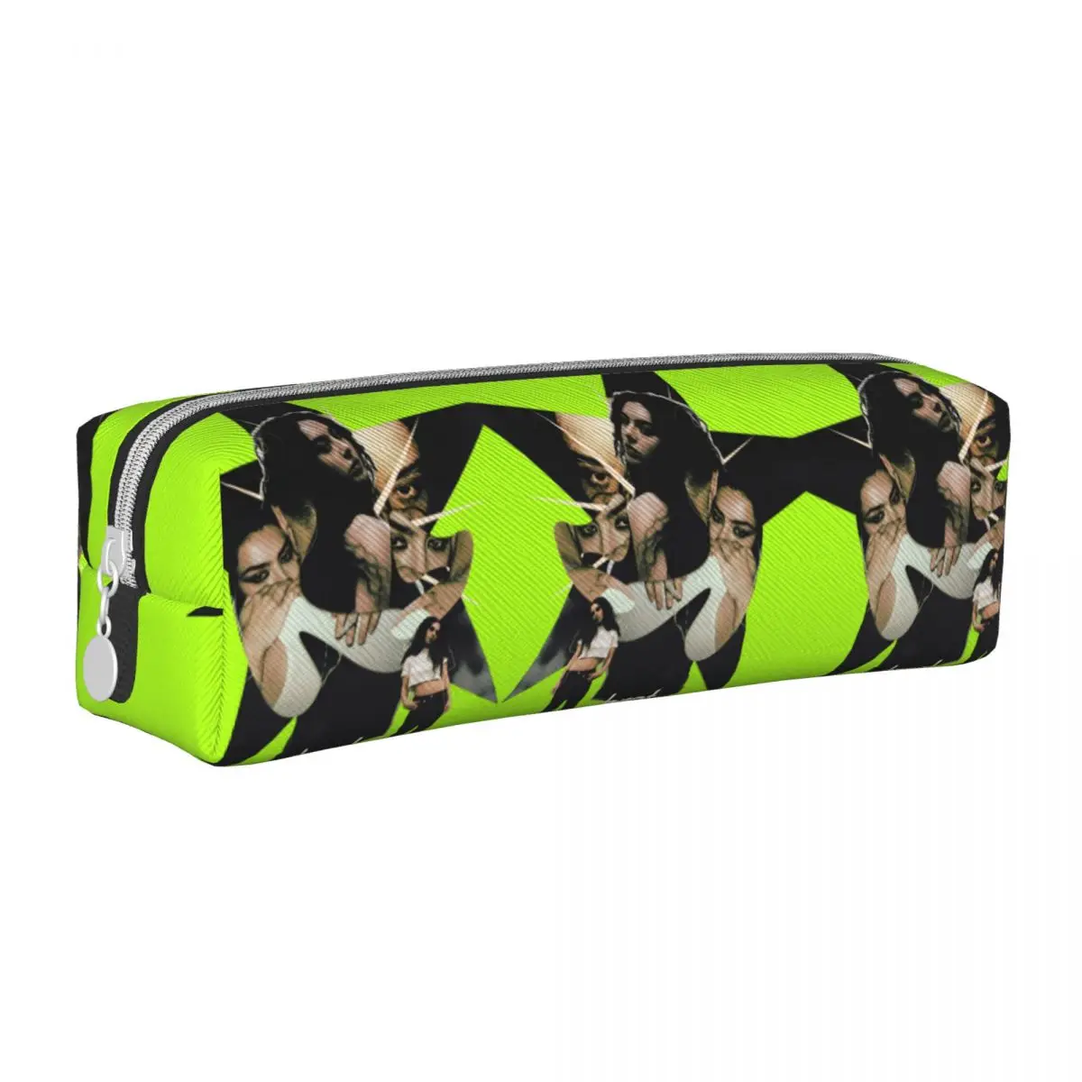 Charli XCX Brat Album Poster Pencil Case Square Pen Box Boy Girl Vintage Portable School Pencil Cases Stationery