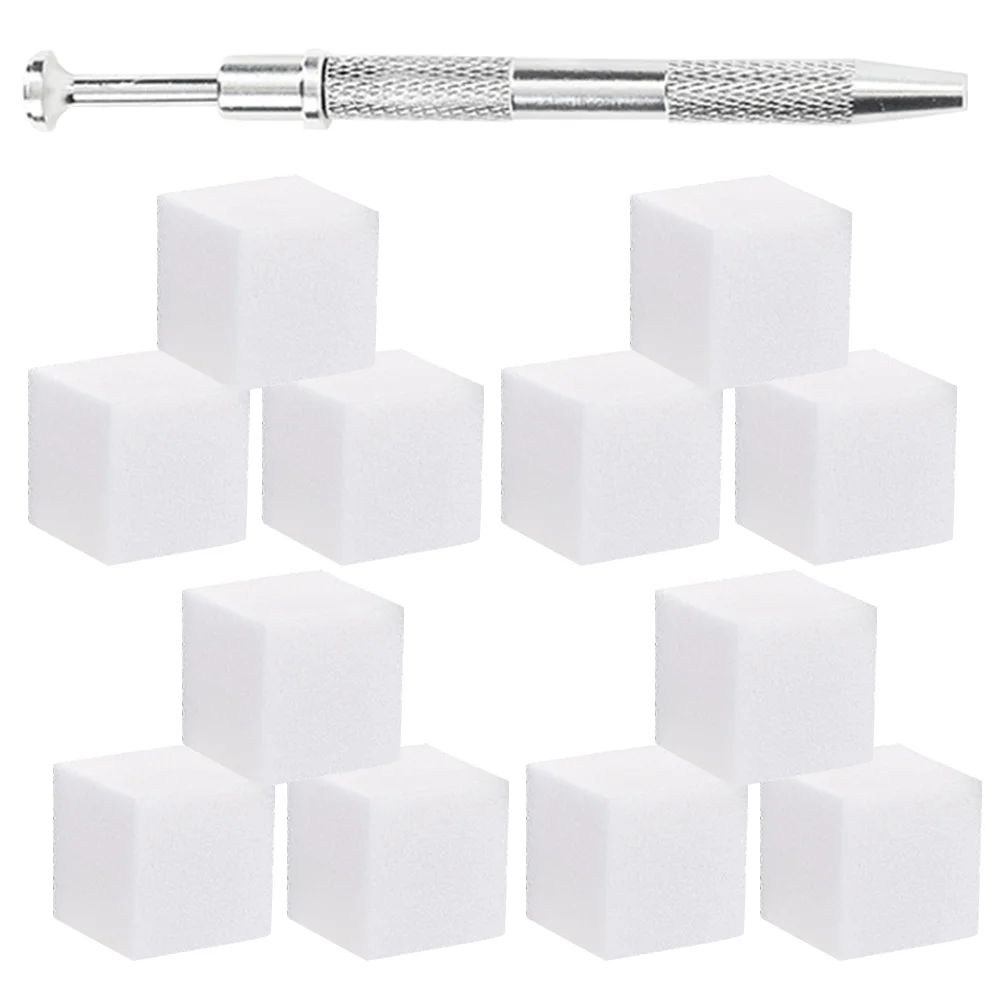 Nail Tofu Cubes Small Sponge Soft and Pick-up Tool Manicure Sponges for Color Fade