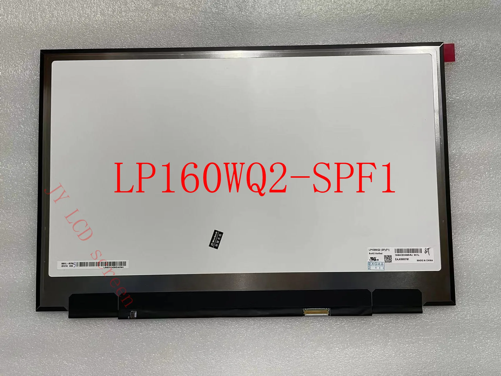 

16.0 Inch LP160WQ2-SPF1 LP160WQ2 SPF1 QHD EDP 40Pin IPS 100% DCI-P3 Laptop Matrix LCD Panel Screen