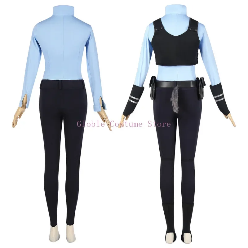 할로윈 코스프레 코스튬 성인 토끼 경찰 주디 코스프레, 코스튬 생일 파티 코스프레 코스튬