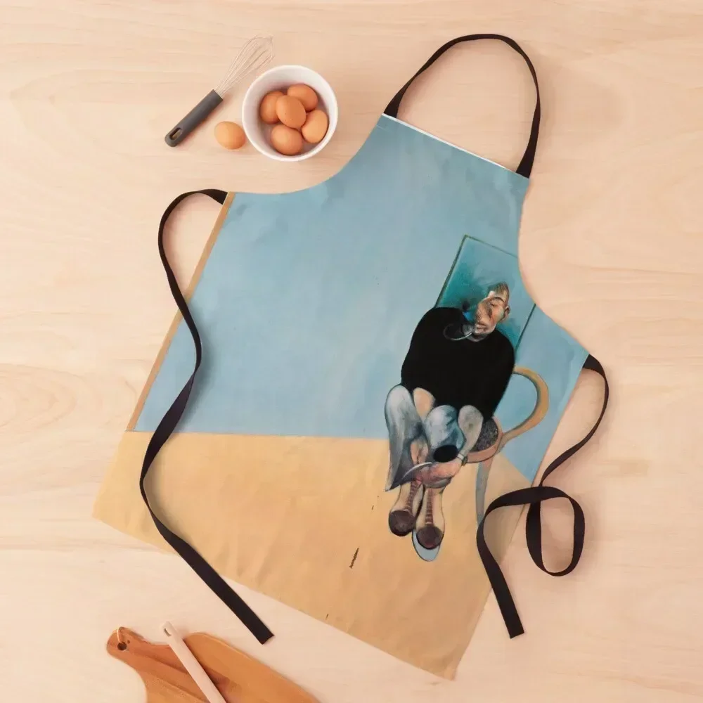 

Francis Bacon Exhibition Art Poster 1984 - Study for Self-Portrait Apron Beauty House Things For Home And Kitchen Custom Apron