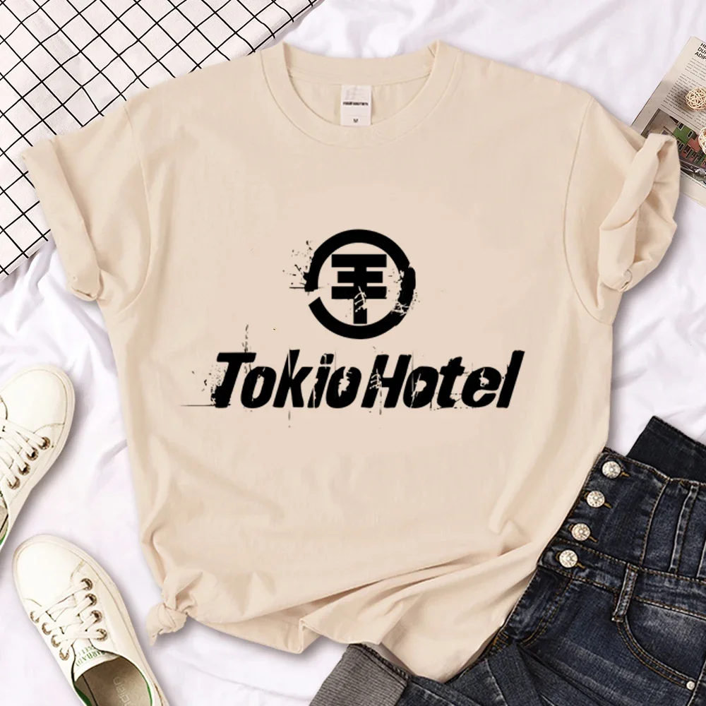 Tokio Hotel Tee women streetwear t-shirts female designer streetwear harajuku clothing