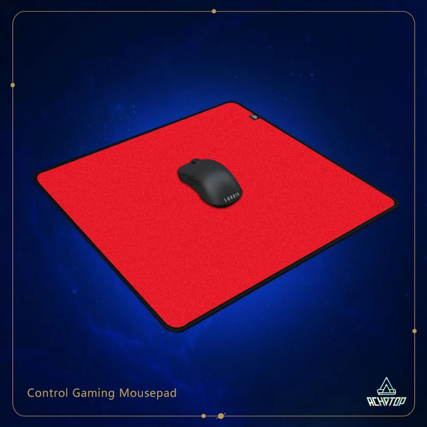 Gaming Mouse Pads Lock Edge FPS Professional Csgo Class Zero Mouse Pad Fine Surface Control Red Mouse Mat 400X450MM Table Carpet