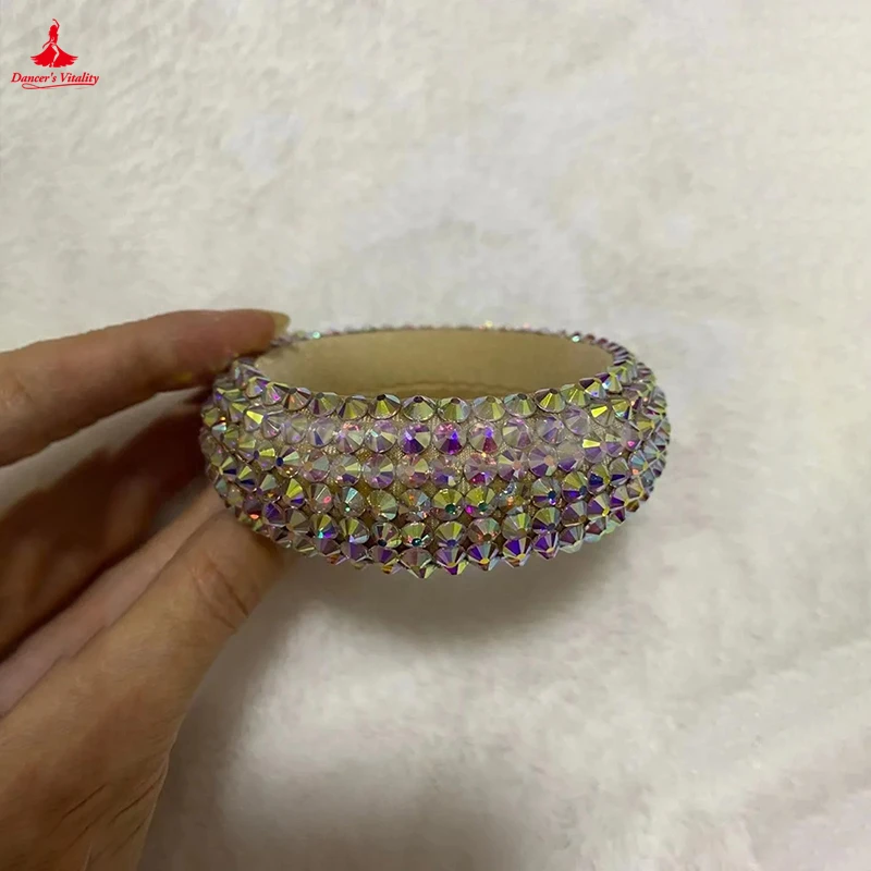 New Belly Dance Bracelet Drill Bracelet Stone Jewelry Hand Cuff Cuff Bellydancing Oriental Dance Accessories Bracelet