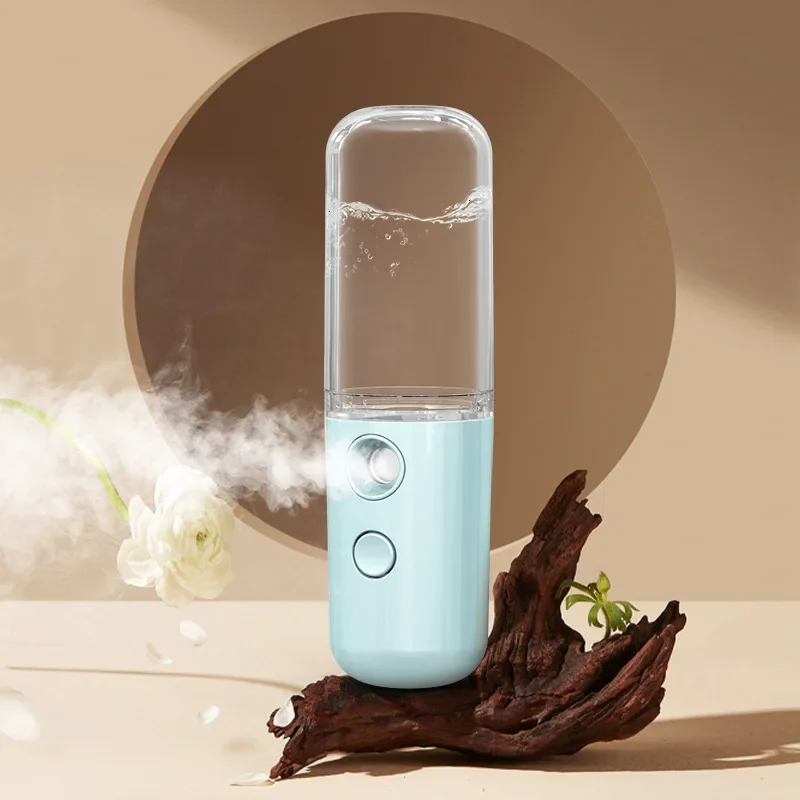 USB المحمولة 50 مللي رذاذ دخان نانو صغير الوجه رذاذ جهاز البخار للوجه ترطيب الهواء المرطب العناية بالبشرة الجمال أداة