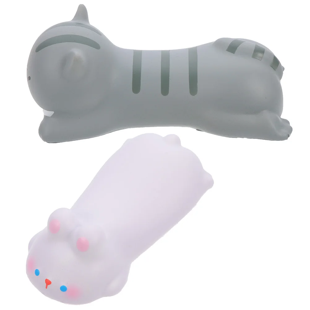 2 pezzi di tappetino per mouse animale cartone animato poggiapolsi supporto leggero e traspirante per giochi per computer tappetino per mouse moderno accessorio per ufficio