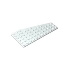 Placa de cunha GDS-M213 6x12 esquerda compatível com lego 30355 monta blocos de construção brinquedos infantis