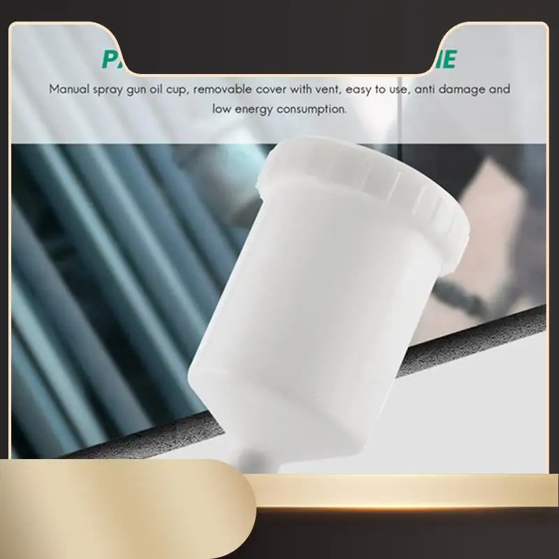 

2-х предметный Hvlp чашка для краски, пластиковые белые автомобильные принадлежности для распылителя Sata, разъем для распылителя краски