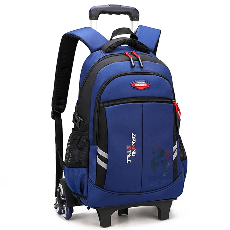 

New Trolley Mochilas Escolares Kid's Luggage School Bags for Boys Sac A Dos Enfant Rolling Mochila Infantil Escolar Bolso Hombre