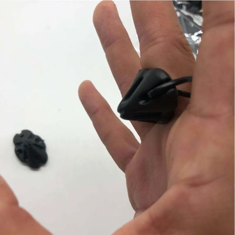 3PCS Outdoor EDC Plastic Tactical Ring Self-defense Combat Ring Portable Fighting Weapon Tools