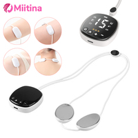 TENS Pulse Smart Hanging Neck Massager Heating Necklace Microcurrent Cervical Shoulder Spine Kneading Low Frequency Relaxation