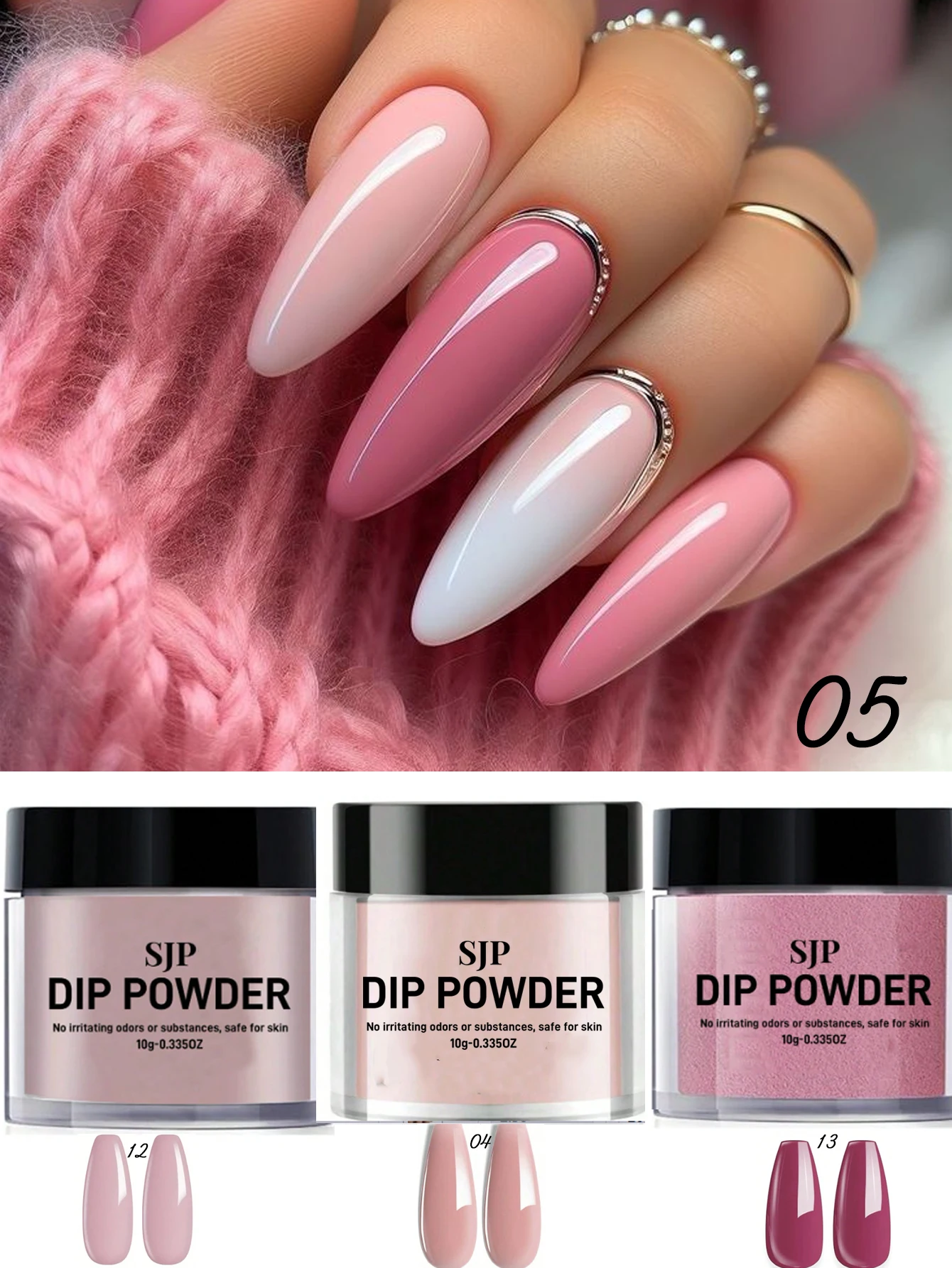 3 pièces kit de poudre acrylique Bourgogne Dip poudre ensemble d'ongles bleu sauge vert gris nuances, Al Seasons 6 couleurs trempage poudre Starter Kit