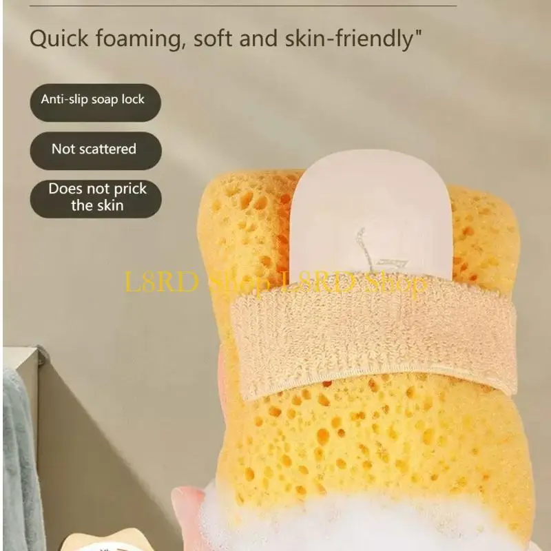 L8RD Soft Shower Sponges With Porous Design Bath Sponges For Kids And Moisture Prone Bathrooms