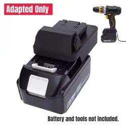 Batteries Converter Adapter For  Makita 18V  Lithium Adapter Convert To Deko 20V Tool without battery and tools)