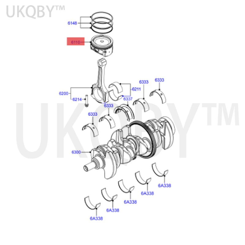 apply Ne w Mo nd eo. Wi ng ed Ti ge r 13. Fo x 15/1.5 piston with rings/set of 4 DS7G6105GB