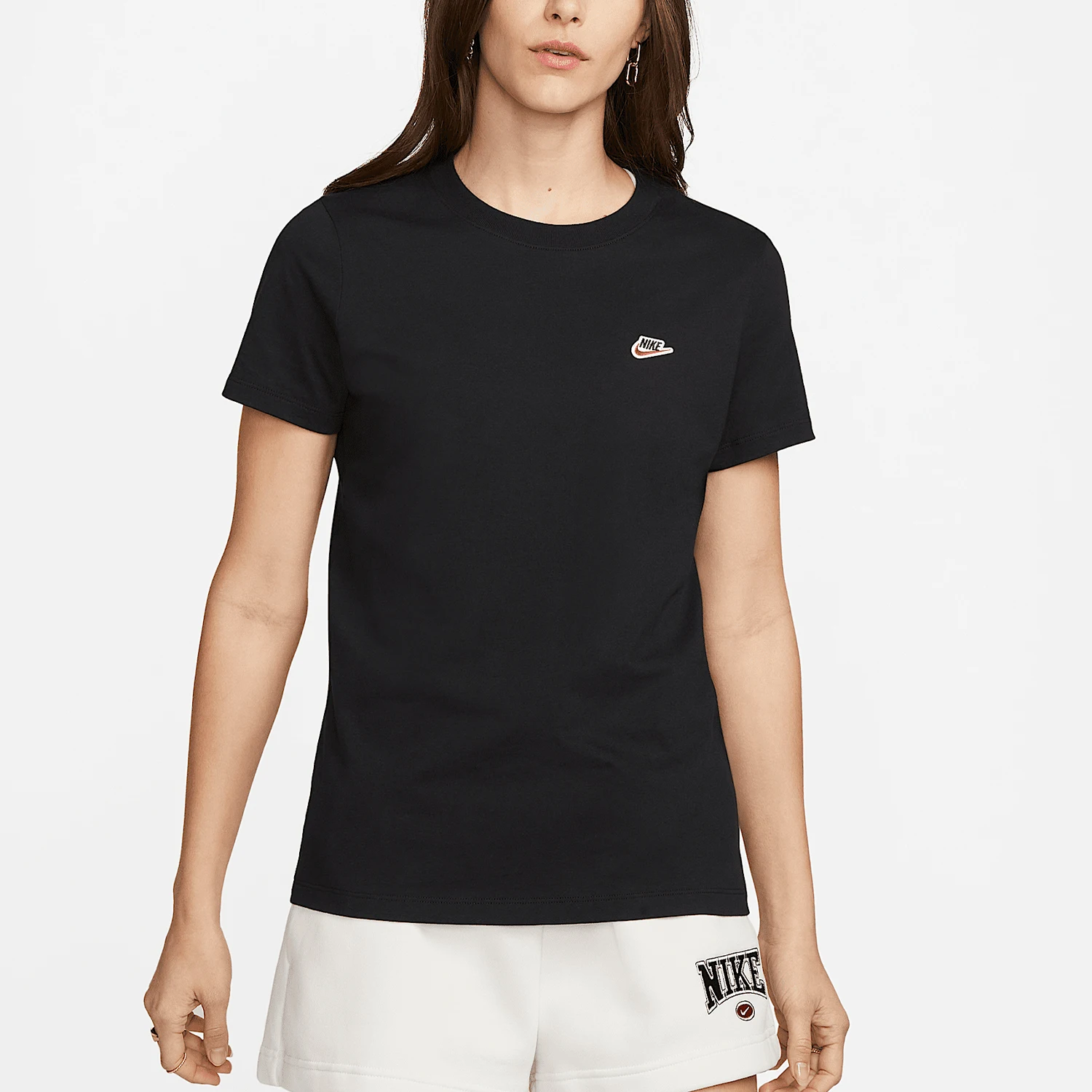 

Nike genuine Summer 2023 Women's Loose Breathable Round Neck T-shirt DZ4681-010