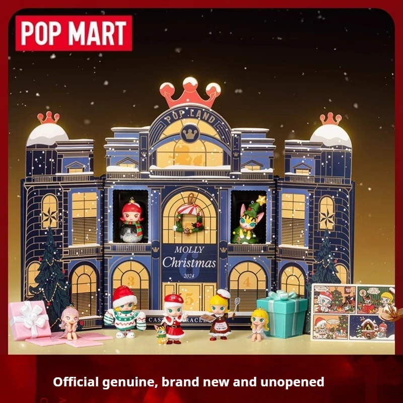 New Popmart Bubble Mart Molly Castle Christmas Adventure Box Series Handmade Blind Box Collection Holiday Birthday Gifts Gifts