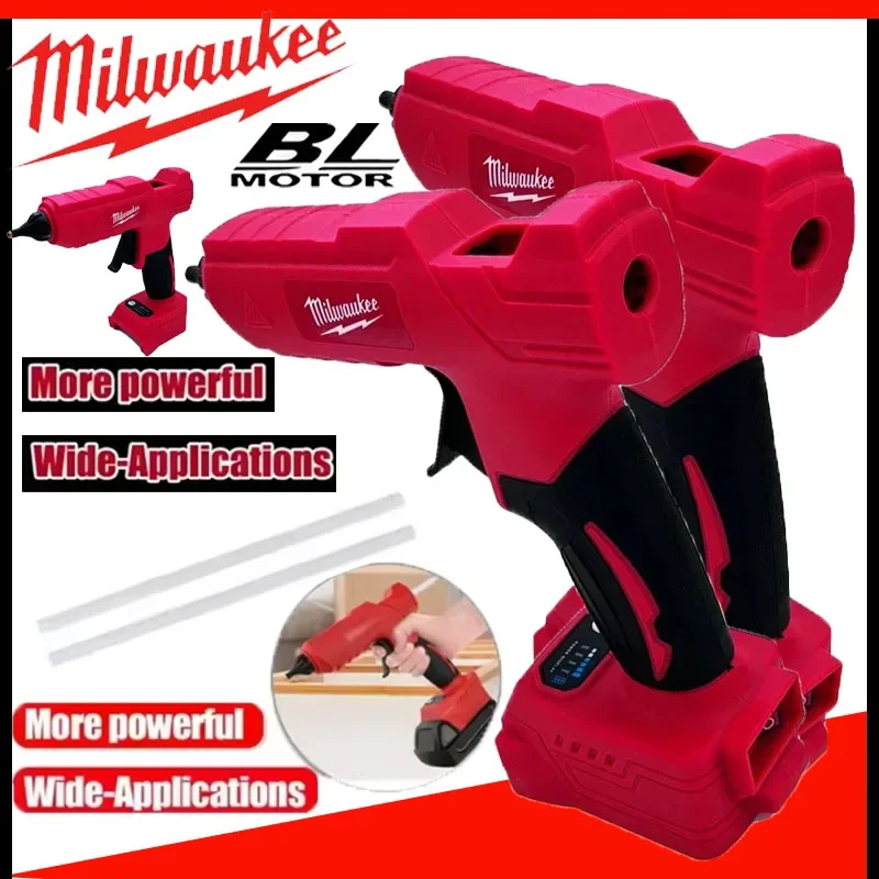 

Электрический пистолет для термоплавкого клея Milwaukee, литий-ионный аккумулятор 18 В, пистолет для термоплавкого клея «сделай сам», для украшения упаковки, батарея 18 В