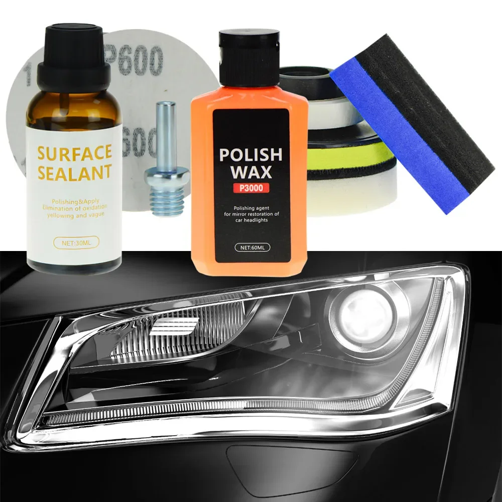 Car Headlight Restoration Polishing Kits Headlamp Repair Kits Polisher Cleaning Paste Refurbish Paint Care Car light Lens Polish