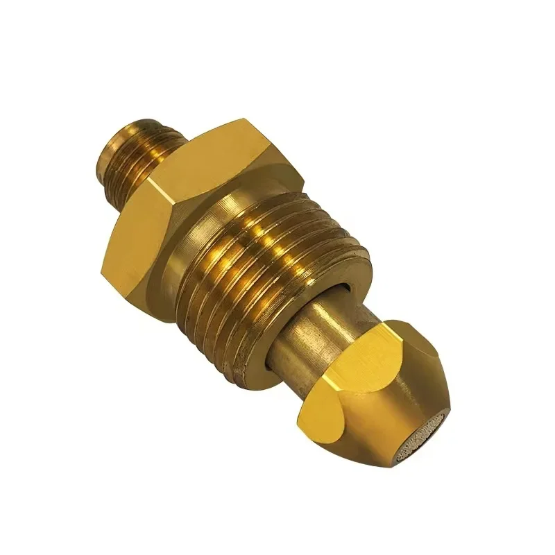 CGA580 Conversion Joint: American Argon CO2 Gas Cylinder Pipeline Outlet Internal Thread Conversion External Thread M14